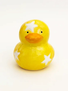 Керамическая фигурка Уточка в звёздах, 7 см