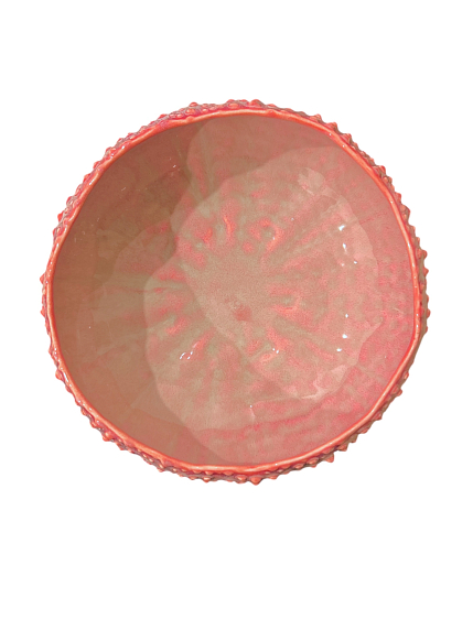 Салатник морской ёж ручной работы VELES «Рассвет над Имладрис», фарфор, 750 мл, фото 3.