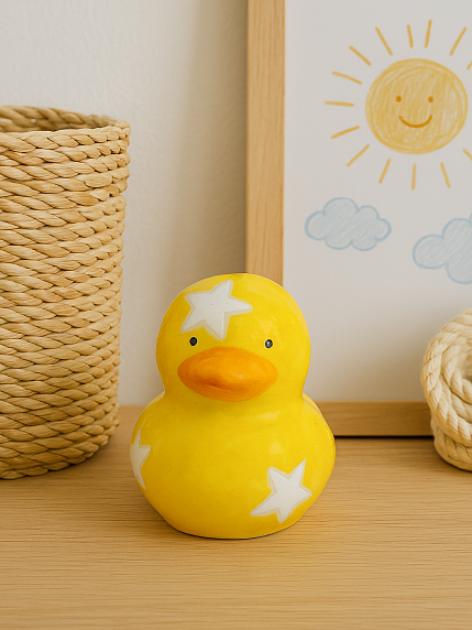 Керамическая фигурка Уточка в звёздах, фото 3.