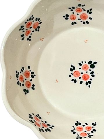 Пиала ручной работы Slowday Ceramics «Розовые цветочки», полуфарфор, 14 см, фото 2.