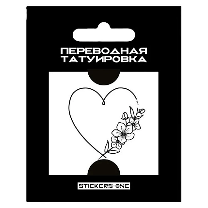 Переводная татуировка «Flower of love», фото 1.