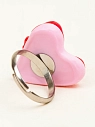 Кольцо ручной работы Радость Рядом Сердце с бантиком, полимерная глина, незамкнутое, превью фото 2