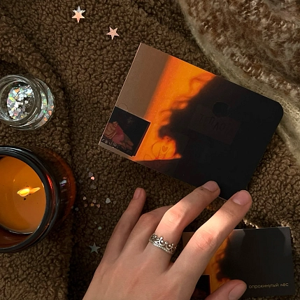 Блокнот «Теплота» в точку, 12 х 8,5 см, 30 листов, серый, фото 2.