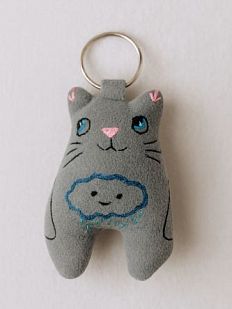 Брелок «Кот с тучкой»