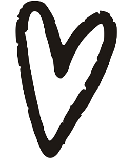 3D Стикер на телефон «Чёрное сердце», объёмный, 3 см