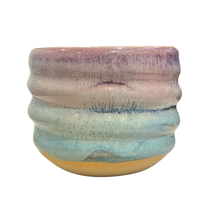 Стакан спираль ‭«Закат», керамика, 350 мл, фото 1.