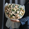 Букет из пионовидных кустовых роз, превью фото 4