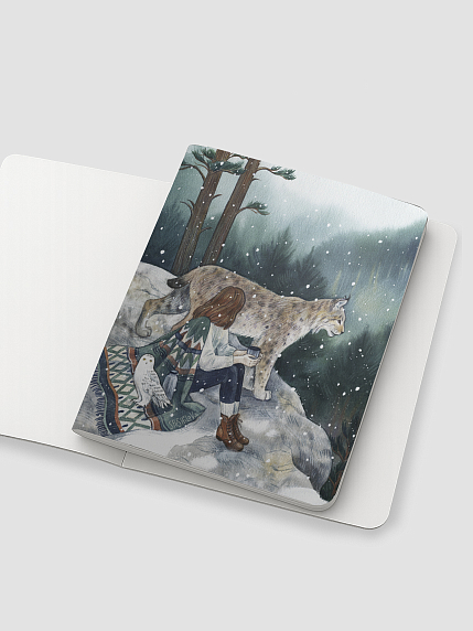 Тетрадь «На скале», иллюстратор Анна Спешилова, А5, 40 листов, фото 1.