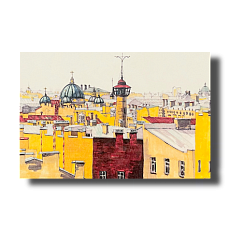 Открытка «Крыши Петербурга №1», Elizabeth Madar