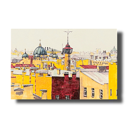 Открытка «Крыши Петербурга №1», Elizabeth Madar