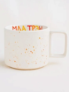Кружка ручной работы РУКИ В ГЛИНЕ «Мда треш», керамика, 450 мл