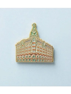 Металлический значок Heart of Moscow «Дом «Зингера» серия Петербург