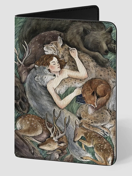 Обложка на паспорт Анна Спешилова «В безопасности», кожзам, фото 1.