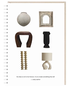 Блокнот на пружине Mitrozhe «The idea», А5, 50 листов, белый