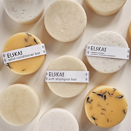 Твердый шампунь ELSKA Cosmetics «Pure», для волос, склонных к жирности, фото 4.