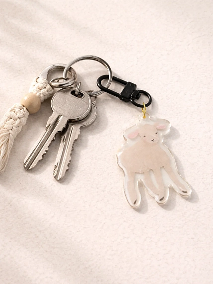 Брелок «Овечка», 5 см, фото 3.