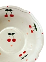 Пиала ручной работы Slowday Ceramics «Вишенки», полуфарфор, 17 см, превью фото 3