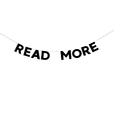 Гирлянда «READ MORE»