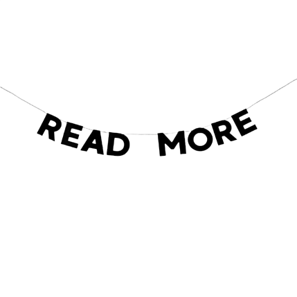Гирлянда «READ MORE», фото 1.