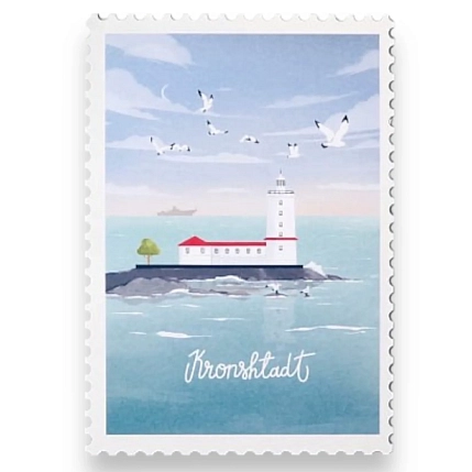 Открытка Подписные изделия «Марка. Кронштадт», фото 1.