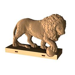 Картонный конструктор 3D «Петербургский лев»