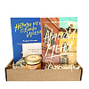 Подарочный набор с книгами «Назови меня своим именем» и «Найди меня» и солёной карамелью