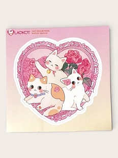 Виниловый стикерпак Лавкот «Розовая мечта», 10х10см