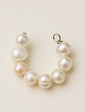 Серьга - кафф «Blank» из речного жемчуга