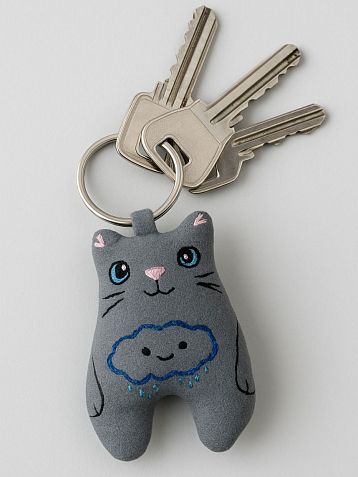 Брелок «Кот с тучкой», фото 2.