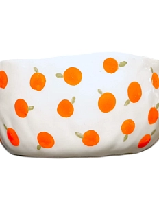 Миска ручной работы Малёма с росписью «Мандаринки», 350 мл