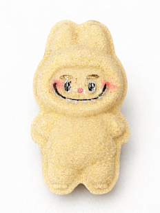 Бомбочка для ванны «Лабубу», жёлтая