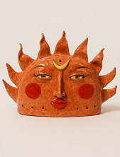 Подсвечник «Солнце», керамика