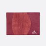 Обложка на паспорта с сердечком Kokosina bags, натуральная кожа, красная, превью фото 2