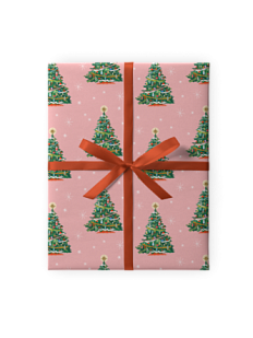 Упаковочная бумага «Елочки»