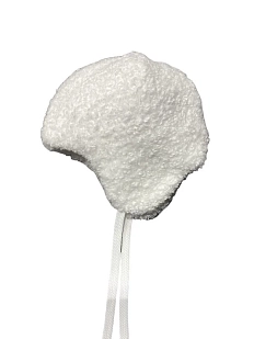 Шапка Гнёздышко на завязках «Барашек»