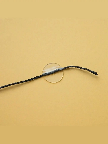 Бумажная гирлянда из букв Tak.sebe.prazdnik «ВРЕМЯ ВJOBЫВАТЬ», чёрная, картон, 240 г/м², фото 7.