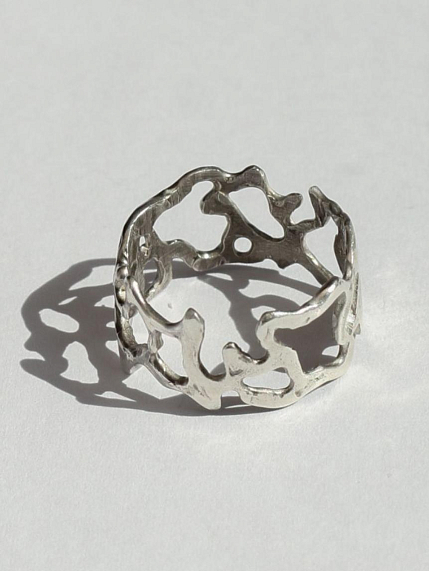 Кольцо из нейзильбера «Тени», фото 1.