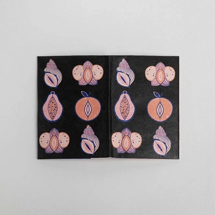 Мини-кошелёк кардхолдер New Wallet «New Pussyfrut», черный, фото 5.