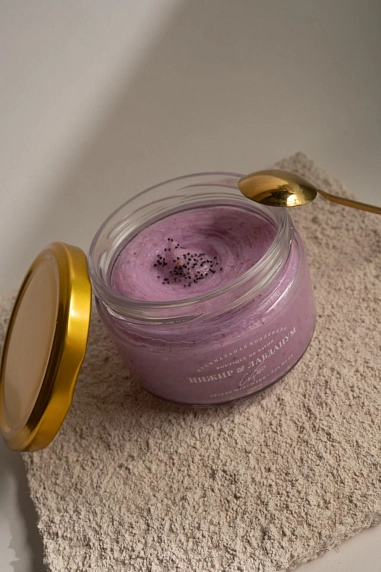 Кремовый скраб для тела Boutique de savon «Инжир и лабданум», 250 мл, фото 2.