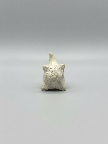 Бетонная статуэтка «Котёнок», белая, фото 2.