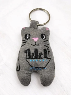 Брелок Колдовская игла кот «Крейсер Аврора»