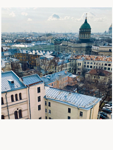 Открытка Маргарита Голуб «Крыши»