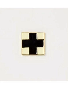 Металлический значок Heart of Moscow «Черный крест» серия Авангард