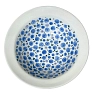 Глубокая тарелка ручной работы Slowday Ceramics с синими розочками, полуфарфор, 19 см, превью фото 1