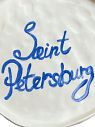 Тарелка ручной работы c надписью «Saint Petersburg», керамика, 17 см, превью фото 2