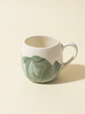 Кружка ручной работы мятая Hands in clay «Зелёный мрамор», керамика, 250 мл, превью фото 2