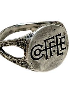 Кольцо из нейзильбера «Coffee»