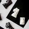 Брошь ручной работы Bulygin «Античный торс», чёрная, фарфор, превью фото 6
