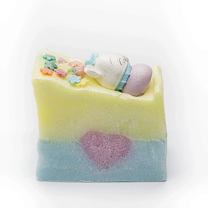 Мыло Boom Shop «Котик», желто-голубое, фото 2.