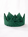 Корона БУКА «Восхищай», бархатная, изумруд, превью фото 1